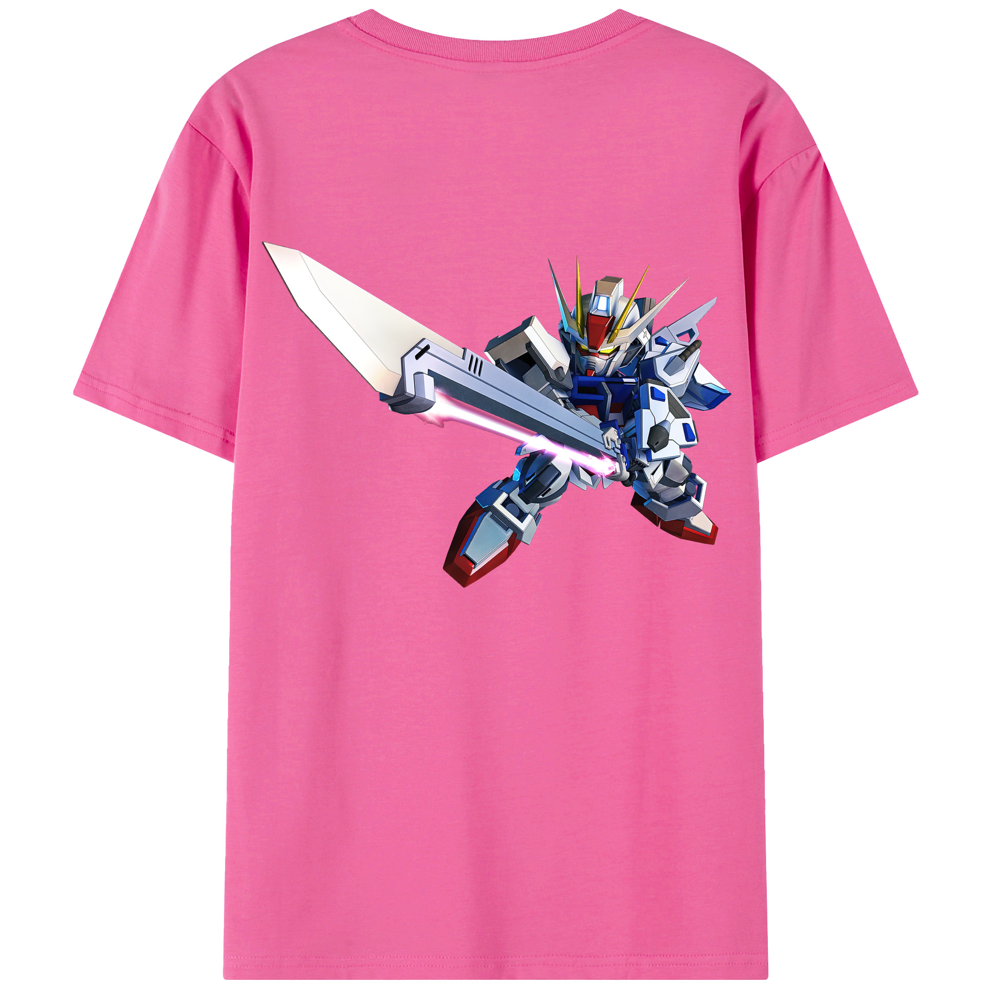 （画像用） 機動戦士ガンダム Mobile Suit Gundam レディース半袖Tシャツ(バックプリント)